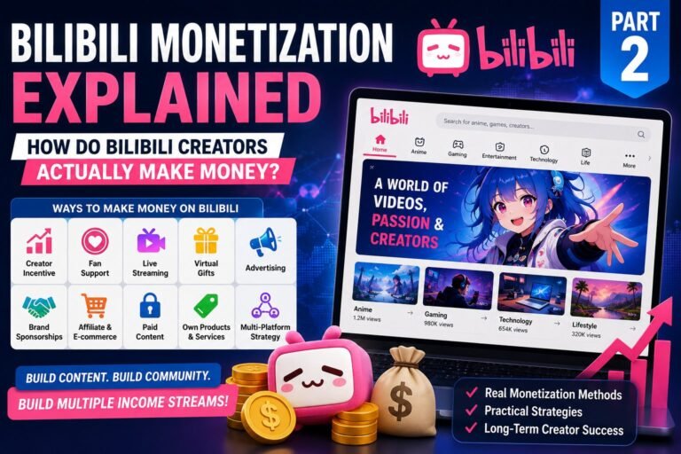 Bilibili Monetization Explained — How Do Bilibili Creators Actually Make Money?
